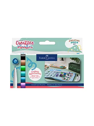FABER-CASTELL | Goaf Kreativ Marker 1.5 Set 6tlg. Haven | 